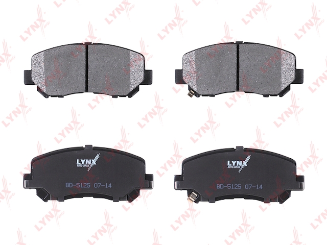 Купить запчасть LYNX - BD-5125 Колодки тормозные передние подходит для MAZDA CX-5 2.0-2.2D 11 BD-5125