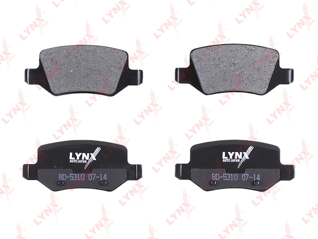 Купить запчасть LYNX - BD-5310 Колодки тормозные задние подходит для MB A160-200T(W168/9) 97-12 / B150-200T(W245) 05-11 / Vaneo(414) 1.6-1.9 02-05 BD-5310
