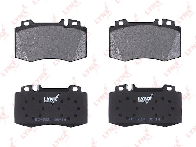 Купить запчасть LYNX - BD-5324 Колодки тормозные передние подходит для MB C180K-55(W203) 00-07 / E200D-500(W211) 02-08 / CLS280-500(C219) 04-10 / S280-600(W220) 98-05 BD-5324