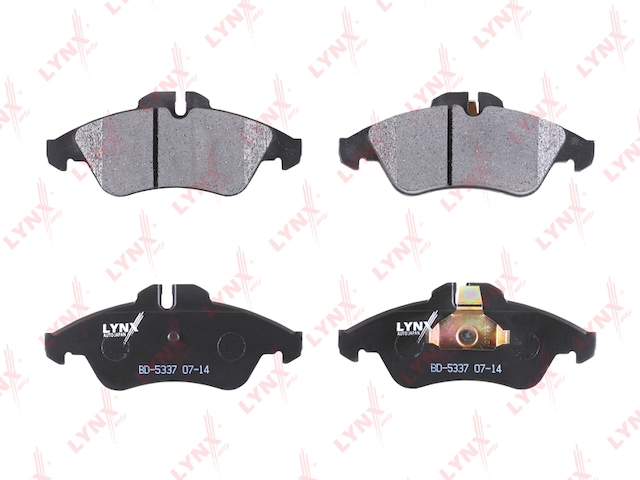 Купить запчасть LYNX - BD-5337 Колодки тормозные передние подходит для MB Sprinter 2.2D-2.9D 95-06 / Vito 2.0-2.3D 96-03, VW LT 2.3-2.8D 96-06 BD-5337