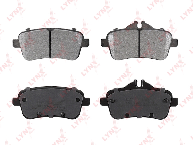 Купить запчасть LYNX - BD-5360 Колодки тормозные задние подходит для MB GL350D-500(X166) 12 / ML250D-500(W166) 11 / A45(W176) 15 / CLA45(C117) 13 / GLA45(X156) 15 / GLS350D-500(X166) 15 BD-5360