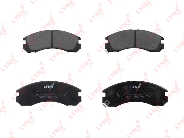 Купить запчасть LYNX - BD-5501 Колодки тормозные передние подходит для CITROEN C-Crosser 07, MITSUBISHI Galant 97-04/Outlander 03/Pajero 00/Pajero Sport 98, PEUGEOT 4007 07 BD-5501