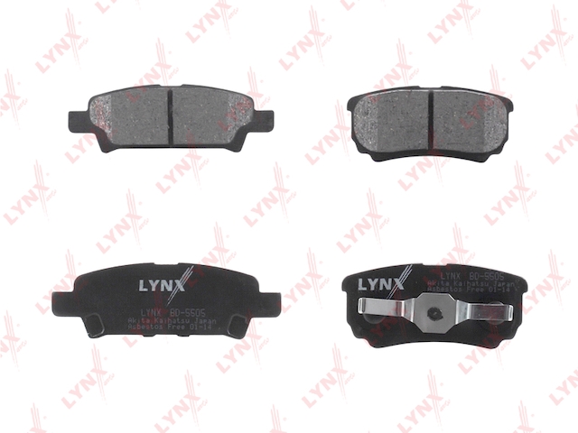 Купить запчасть LYNX - BD-5505 Колодки тормозные задние подходит для MITSUBISHI Lancer IX-X 1.5-2.0D 03/Outlander 03 BD-5505