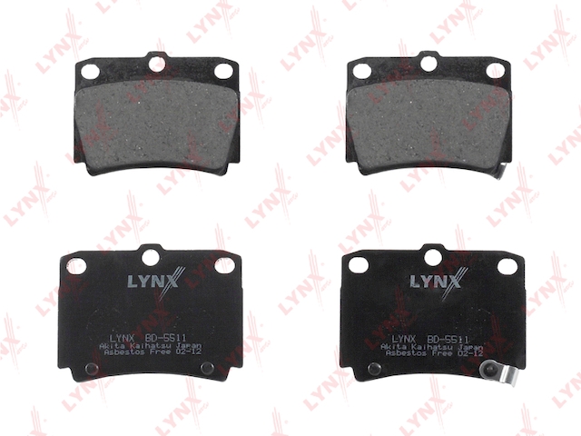 Купить запчасть LYNX - BD-5511 Колодки тормозные задние подходит для MITSUBISHI Pajero 2.5D/Pajero Sport 97 BD-5511