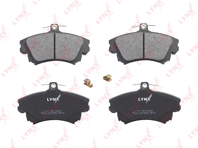 Купить запчасть LYNX - BD-5522 Колодки тормозные передние подходит для MITSUBISHI Carisma 1.6-1.9D 00-06 / Colt VI 1.5 05, SMART Forfour 1.5 05-06, VOLVO S40 1.6-2.0T 95-03 BD-5522