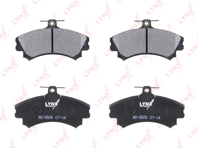 Купить запчасть LYNX - BD-5526 Колодки тормозные передние подходит для MITSUBISHI Carisma 1.6-1.9D 00-06 / Space Star 1.3-1.9D 98-04, VOLVO S40 1.6-2.0 95-99 BD-5526