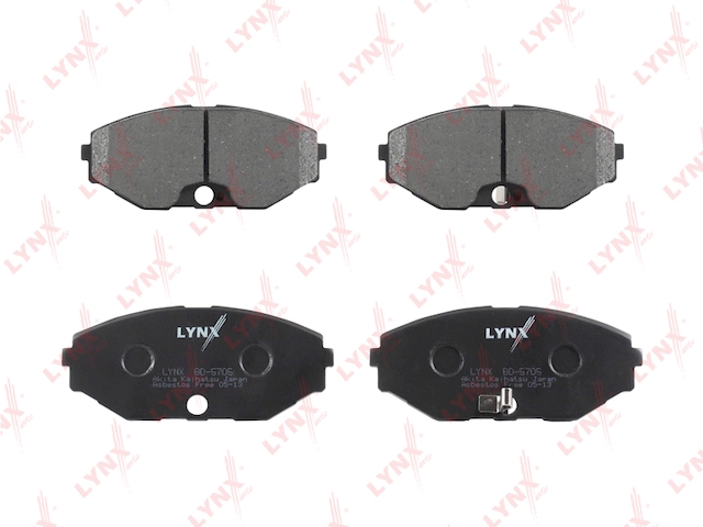 Купить запчасть LYNX - BD-5705 Колодки тормозные передние подходит для NISSAN Maxima QX(A32/33) 04, INFINITI Q45 93 BD-5705