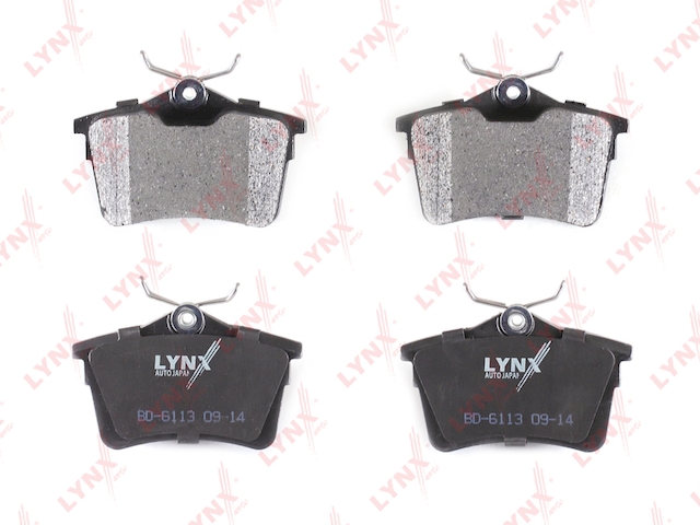 Купить запчасть LYNX - BD-6113 Колодки тормозные задние подходит для CITROEN Berlingo 1.4-1.6D 08, PEUGEOT 308 SW 1.4-2.0D 07 / Partner 1.6-1.6D 08 BD-6113