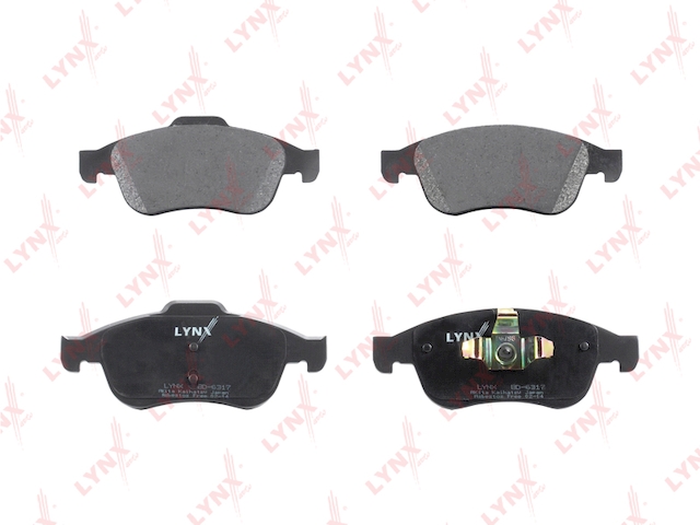 Купить запчасть LYNX - BD-6317 Колодки тормозные передние подходит для RENAULT Duster 2.0 12/Fluence 1.6-2.0 10/ Megane III 1.6-2.0 09 BD-6317