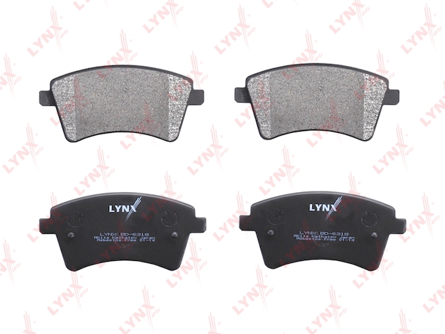 Купить запчасть LYNX - BD-6318 Колодки тормозные передние подходит для MB Citan 1.5D 12, RENAULT Kangoo 1.5D-1.6 08 BD-6318