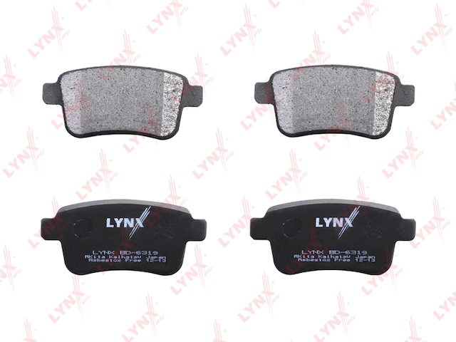 Купить запчасть LYNX - BD-6319 Колодки тормозные задние подходит для MB Citan 1.5D 12, RENAULT Kangoo 1.5D-1.6 08 BD-6319