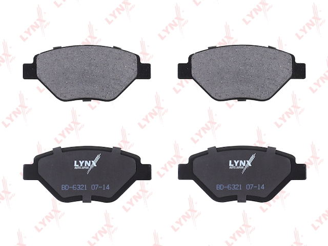 Купить запчасть LYNX - BD-6321 Колодки тормозные передние подходит для RENAULT Megane 1.4 02 BD-6321
