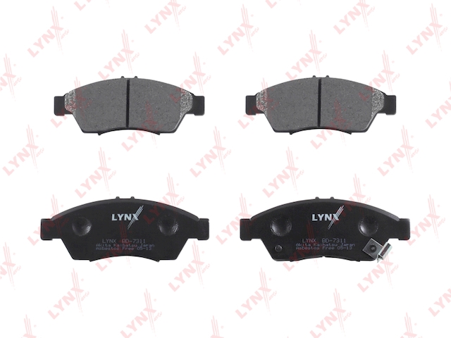 Купить запчасть LYNX - BD-7311 Колодки тормозные передние подходит для SUZUKI Liana 1.3-1.6 02 BD-7311