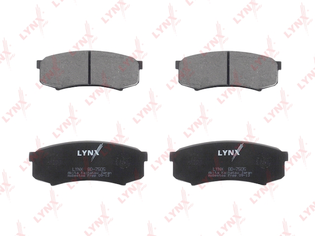 Купить запчасть LYNX - BD-7505 Колодки тормозные задние подходит для TOYOTA Land Cruiser(J70/80/90/120)/Prado(150) 3.0D 10 BD-7505