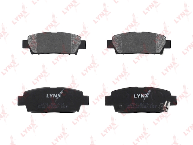 Купить запчасть LYNX - BD-7513 Колодки тормозные задние подходит для TOYOTA Avalon 95-00/Crown 2.0-2.4 95-01/Mark II/Chaser/Cresta 92-96 BD-7513