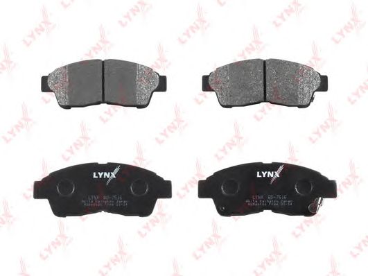 Купить запчасть LYNX - BD-7516 "Колодки тормозные передние подходит для TOYOTA Camry(V10/20) (14"") 96-99/99-01(JAP)/Carina E/Corolla(E10) 92-97/(E11) (AKE) 97-02/Rav 4 95-00 BD-7516"
