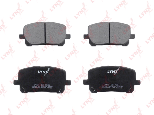 Купить запчасть LYNX - BD-7531 Колодки тормозные передние подходит для TOYOTA Avensis Verso (AKE) 2.0-2.0D 01 BD-7531