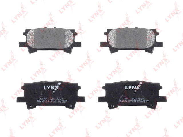 Купить запчасть LYNX - BD-7534 Колодки тормозные задние подходит для LEXUS RX300/330/350 03 BD-7534