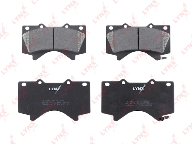 Купить запчасть LYNX - BD-7580 Колодки тормозные передние подходит для TOYOTA Land Cruiser (J200) 08 BD-7580