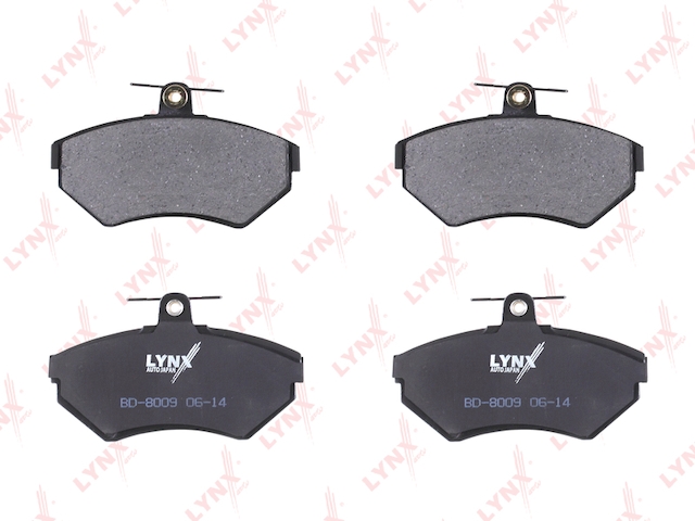 Купить запчасть LYNX - BD-8009 Колодки тормозные передние подходит для VW Caddy 1.4-1.6 95-04 / Golf III 1.4-2.0 91-97 / Lupo 1.4-1.7D 98-05 / Passat 1.6-2.0 96 / Polo 1.4-1.6 96-01 / Vento 1.4-2.0 91-98, SEAT Arosa 1. BD-8009