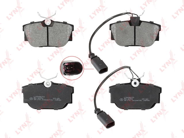 Купить запчасть LYNX - BD-8054 Колодки тормозные задние BD-8054