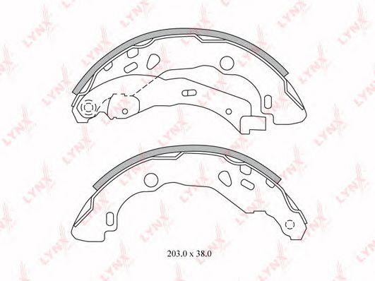 Купить запчасть LYNX - BS-6300 Колодки тормозные задние подходит для RENAULT Clio II-IV 1.2-1.9D 98 / Duster 1.5D-1.6 10 / Logan 1.2-1.6 06 / Sandero 1.2-1.6 08 / Symbol 1.2-1.6 02, CITROEN C3 1.0-1.6 09 / DS3 1.2 BS-6300