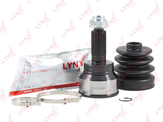 Купить запчасть LYNX - CO-3680 ШРУС наружный подходит для SUXUKI SX4 1.5-1.6 06, FIAT Sedici 1.6-1.9D 06 CO-3680