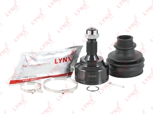 Купить запчасть LYNX - CO-3824 ШРУС наружный подходит для CITROEN Berlingo(B9) 1.6-1.6D 08 / C3 II 1.0-1.2 12 / C4 I-II 1.6-2.0 04 / DS3 1.6-1.6D 09-15 / DS4 1.6-1.6D 11-15 / DS5 1.6-1.6D 11-15, PEUGEOT 2008 1.6D 13 CO-3824