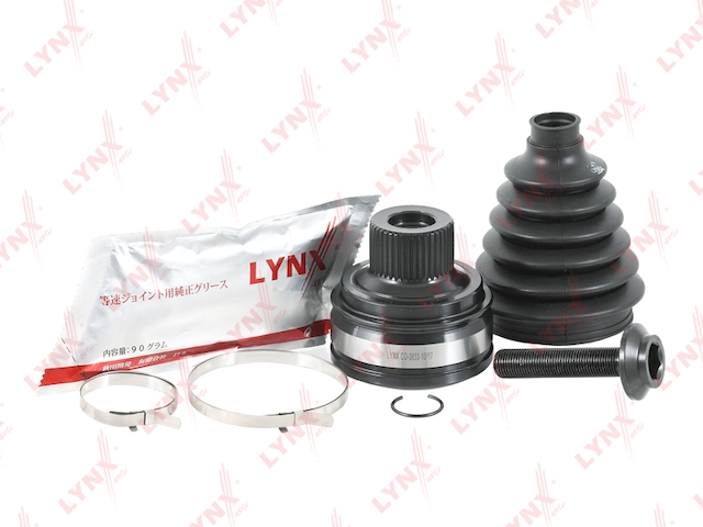Купить запчасть LYNX - CO-3833 ШРУС наружный подходит для AUDI A4 1.8-3.2 07-15 / A5 2.0-3.2 07-17 / Q5 2.0-2.0D 08 CO-3833