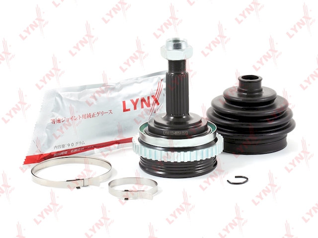 Купить запчасть LYNX - CO-4605A ШРУС наружный подходит для LADA Priora 1.6 ABS 08 / Kalina 1.4-1.6 ABS 04 CO-4605A