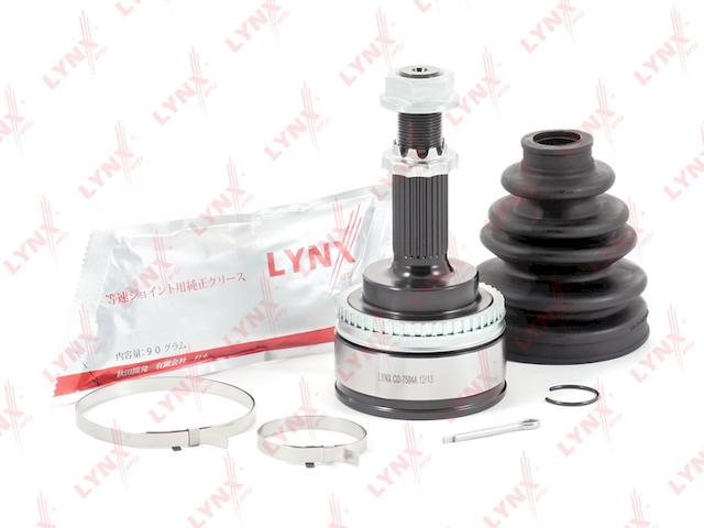 Купить запчасть LYNX - CO-7504A ШРУС наружный подходит для TOYOTA Avensis(T22) 2.0D 99-03 CO-7504A