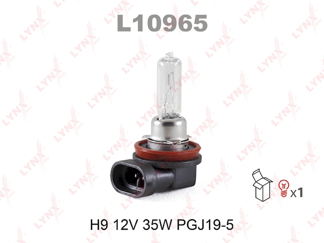Купить запчасть LYNX - L10965 Лампа галогеновая H9 12V 65W PGJ19-5 L10965