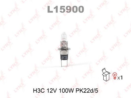 Купить запчасть LYNX - L15900 Лампа галогеновая H3C 12V 100W PK22d/5 L15900