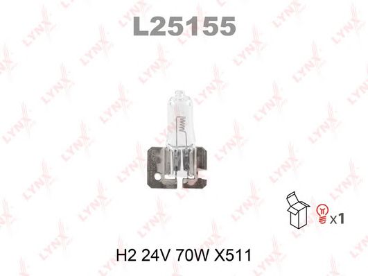 Купить запчасть LYNX - L25155 Лампа галогеновая H2 24V 70W X511 L25155