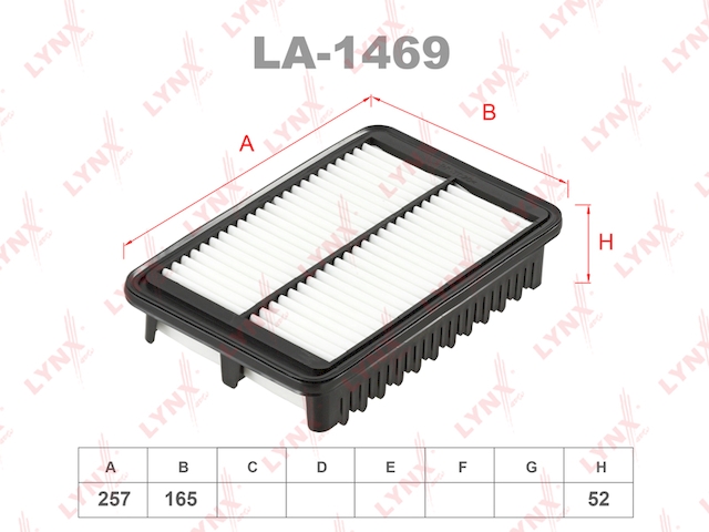 Купить запчасть LYNX - LA-1469 Фильтр воздушный LA-1469