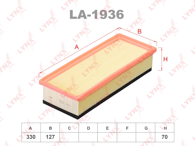 Купить запчасть LYNX - LA-1936 Фильтр воздушный подходит для AUDI A4(8K) 1.8T-2.0T 08 / A4 Allroad 2.0D-2.0T 09 / A5 1.8T-2.0T 08 / Q5 2.0D-2.0T 08 LA-1936