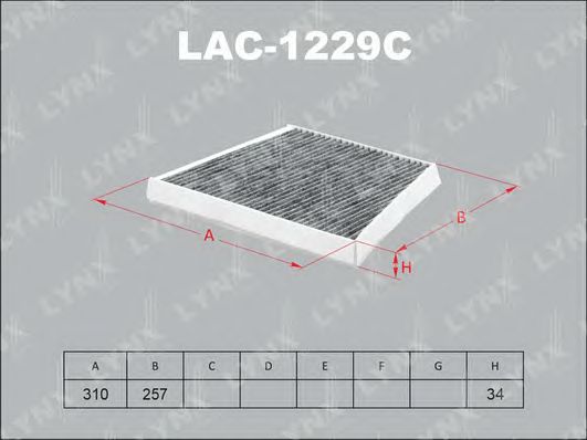 Купить запчасть LYNX - LAC-1229C Фильтр салонный угольный подходит для MB E(W211) 02/CLS(C219) 04 LAC-1229C
