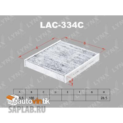 Купить запчасть LYNX - LAC-334C Фильтр салонный подходит для TOYOTA Hilux 15 / Prius 15 LAC-334C