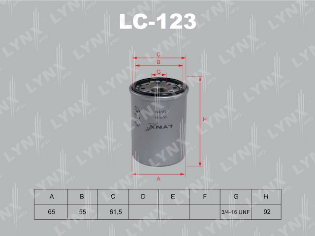 Купить запчасть LYNX - LC-123 Фильтр масляный подходит для TOYOTA Avensis 2.0-2.4 03/Celica 1.8-2.0T 96-99/Corolla 1.8 05/Rav 4 2.0 00 LC-123