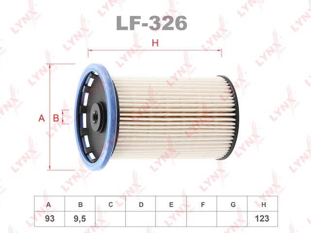 Купить запчасть LYNX - LF-326 Фильтр топливный LF-326