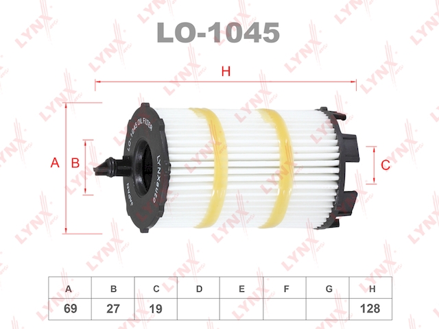 Купить запчасть LYNX - LO-1045 Фильтр масляный подходит для AUDI A6/S6/RS6 4.2 06-11 / A8/S8 4.2 06-10 / Q7 4.2 06-10 / RS4 06-09 / S5/RS5 07, VW Touareg(7L/P) 4.2 06 LO-1045