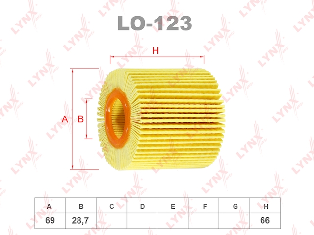 Купить запчасть LYNX - LO-123 Фильтр масляный подходит для TOYOTA Camry 3.5 06,LEXUS RX 350/450h 09 LO-123