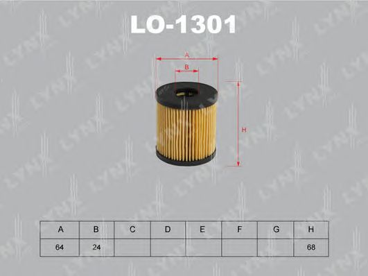Купить запчасть LYNX - LO-1301 Фильтр масляный подходит для CITROEN Berlingo 1.4-1.6 02/C2/C3 1.1-1.6 03/C4 1.4-2.0D 04/C5 1.8-2.2D 04, FIAT Ducato 2.2D 06, FORD C-Max 08/Focus II 04/Galaxy 06/Kuga/Mondeo 072.0 LO-1301