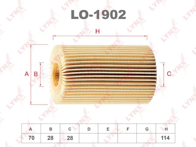 Купить запчасть LYNX - LO-1902 Фильтр масляный подходит для TOYOTA Land Cruiser(200) 4.5D-4.6 08, LEXUS LX570 07 LO-1902