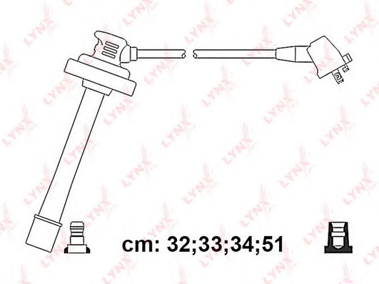 Купить запчасть LYNX - SPC7573 Провода высоковольтные подходит для TOYOTA Townace/Lite Ace/Noah SPC7573