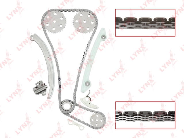 Купить запчасть LYNX - TK-0013 Комплект цепи ГРМ подходит для FORD Focus II 1.8-2.0 04-12 / Focus C-Max 1.8-2.0 03-07 / C-Max I 1.8-2.0 07-10 / Galaxy/S-Max 2.0 06-15 / Mondeo III-IV 1.8-2.0 00-15, MAZDA 3(BK/BL) 2.0 03 TK-0013