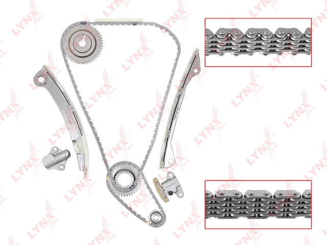 Купить запчасть LYNX - TK-0029 Комплект цепи ГРМ подходит для NISSAN Qashqai(J10) 2.0 07-13 / X-Trail(T31) 2.0 07-13 (Для ДВС MR) TK-0029