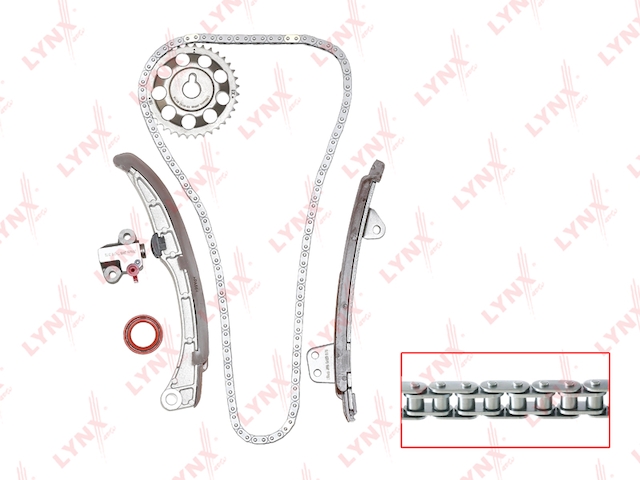 Купить запчасть LYNX - TK-0040 Комплект цепи ГРМ подходит для TOYOTA Allion/Premio(T24) 1.5 01-05 / bB I 1.5 00-05 / Corolla(E12) 1.5 01-07 / Echo 1.5 99-05 / Ist 1.5 04-07 / Platz 1.5 99-05 / Porte 1.5 04-12 / Prius 1. TK-0040