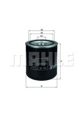Купить запчасть MAHLE - AL12 Фильтр воздушный DAF,IVECO,MAN;