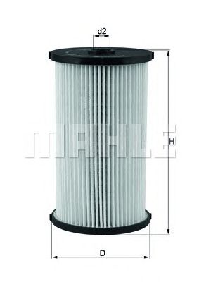 Купить запчасть MAHLE - KX220D Фильтр топливный AU A3 1,9TDI/2,0TDI 03-; SK Octavia 04-; VW Caddy 04-, Passat 05-, Tiguan 07-;